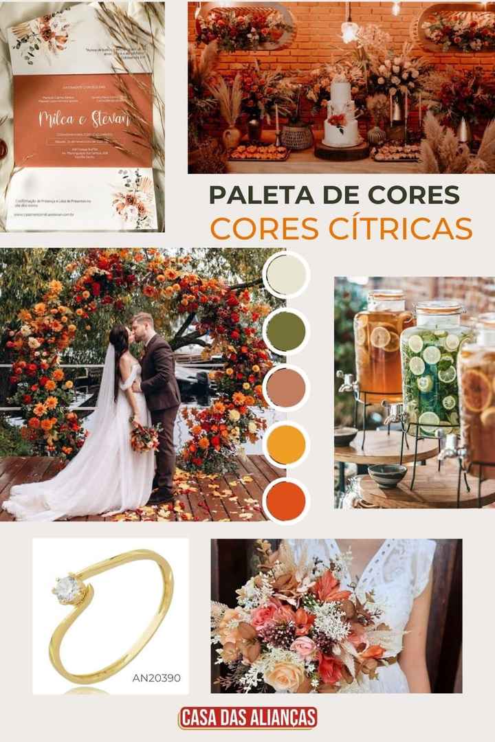 Paleta Inspiração de Cores Cítricas