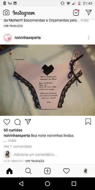Dica: Convite chá de Lingerie - 1