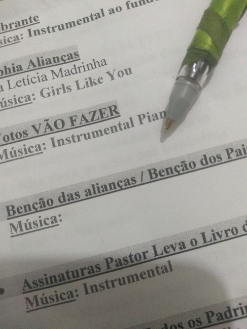 Música para padrinhos ! 1