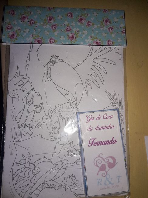 Lembrancinha para as daminhas finalmente... - 2