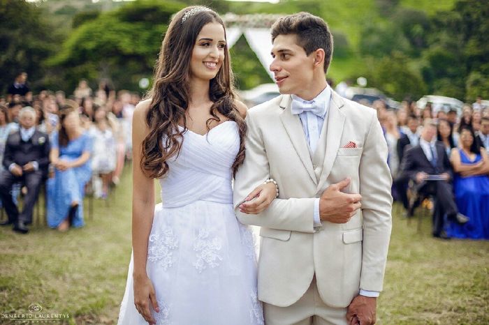 e vocês noivinhas que acabaram de se casar, bora nos mostrar suas fotos do grande dia. - 1