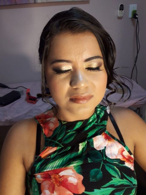 Teste de cabelo e make. #opinem 2