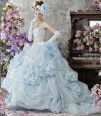 Vestido de noiva azul, alguém ????? 8