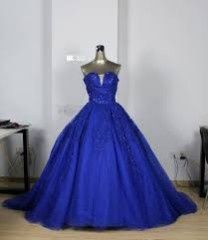 Vestido de noiva azul, alguém ????? 9