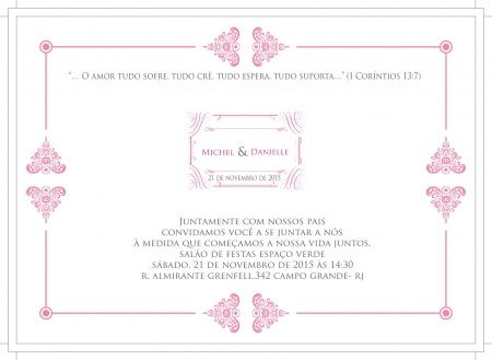 Meu convite de casamento