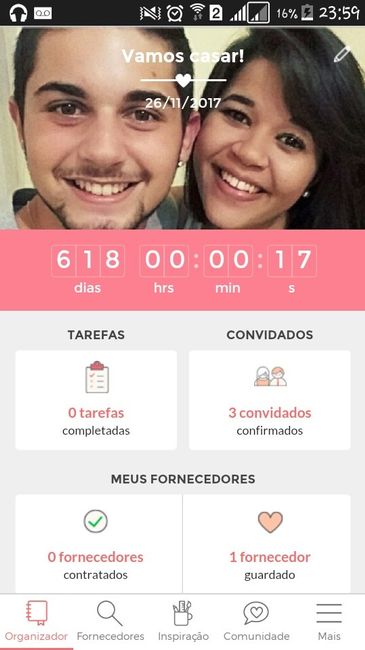 Quantos dias falta para o grande dia? - 1