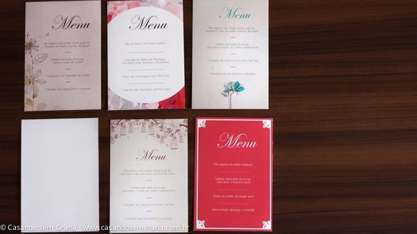 Convites de casamento econômicos - 3
