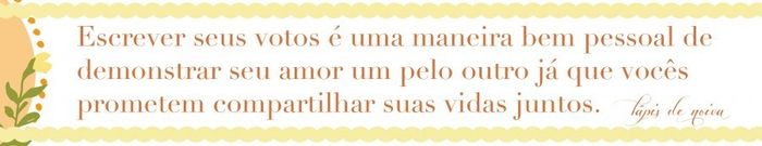 votos de casamento