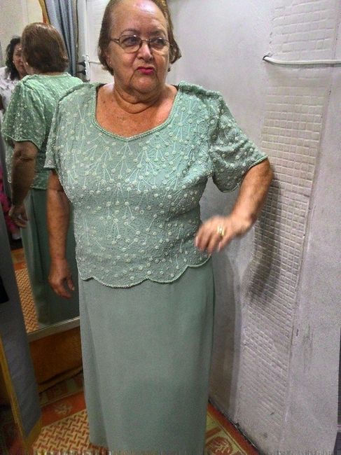 Vestidos - mãe, avós e daminha!! #36dias 1