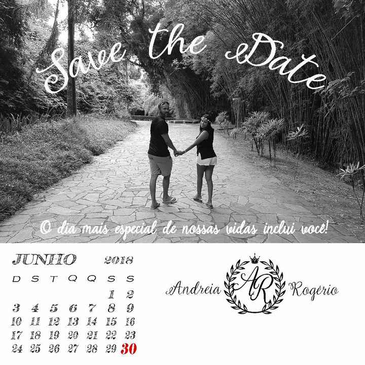 Save The Date – Inspirações diy - 1
