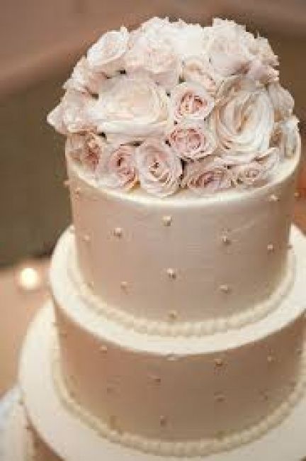 topo de bolo com flores