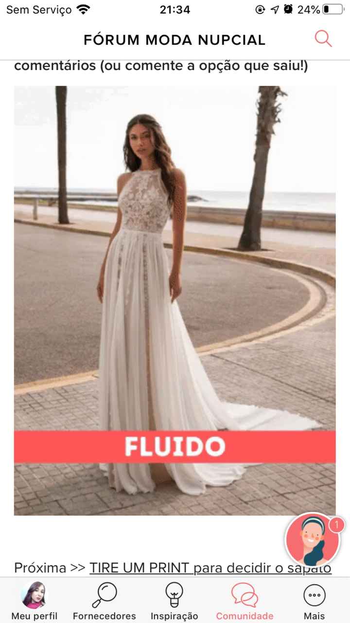 TIRE UM PRINT para decidir o vestido - 1