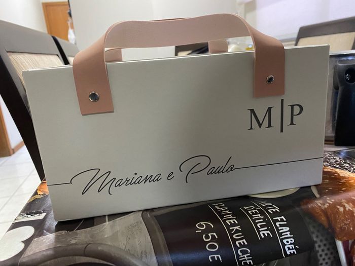 Para convite das madrinhas e padrinhos caixinha ou sacola ? 2