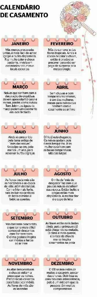 Escolher o mês para casar 👰 - 1