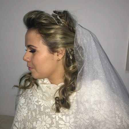 Meu teste de make e penteado - 5