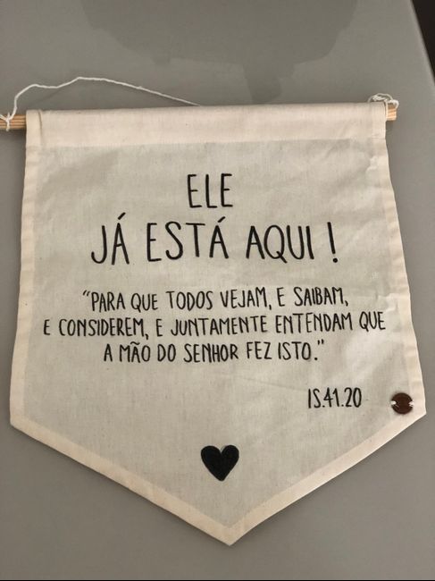 Flâmulas para cadeira dos noivos e mais! 2