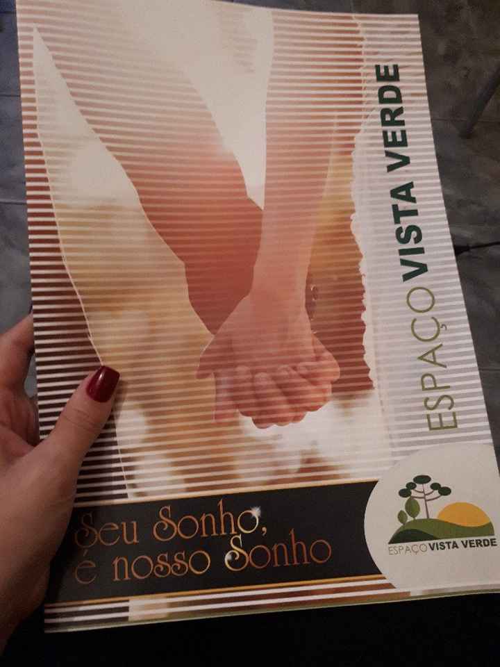 1° visita no Espaço onde vamos casar ! - 1