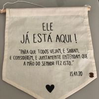 Flâmulas para cadeira dos noivos e mais! - 2