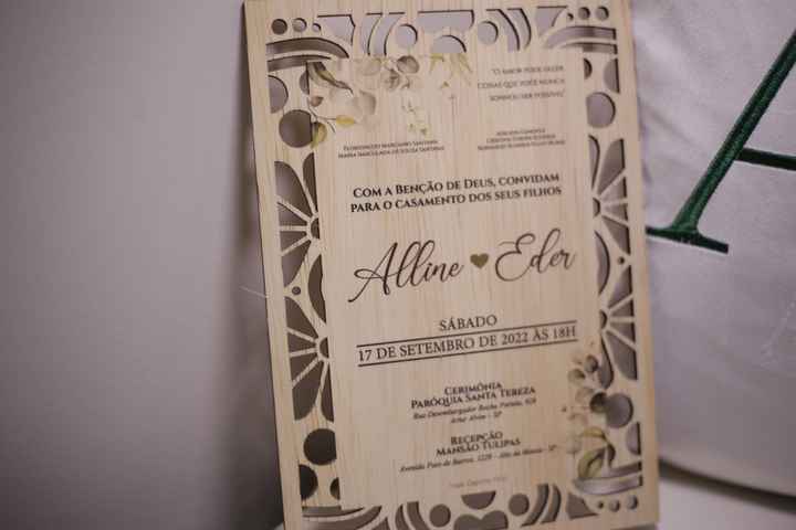 convite de casamento - 1