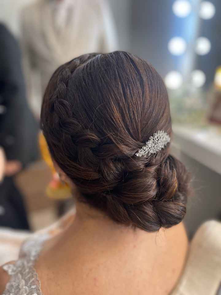 Acessório cabelo - semi preso - 2