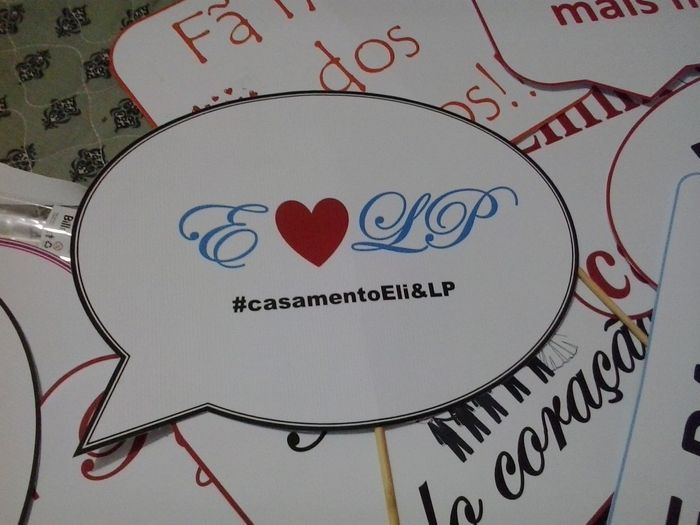 Nossas iniciais com a #