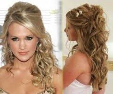 penteado semi preso