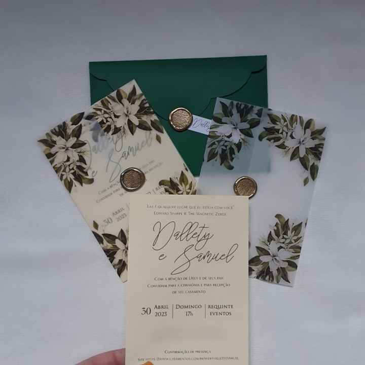 Convite de casamento - 1