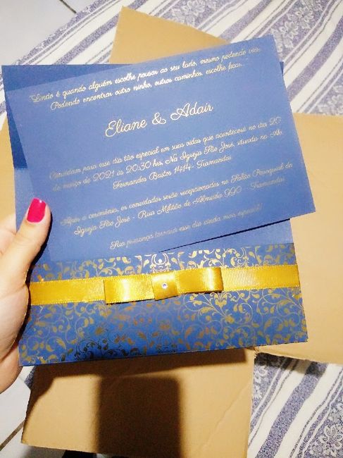 Nossos convites chegaram 😍 2