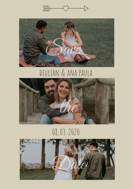 Quando mandar o save the date 1