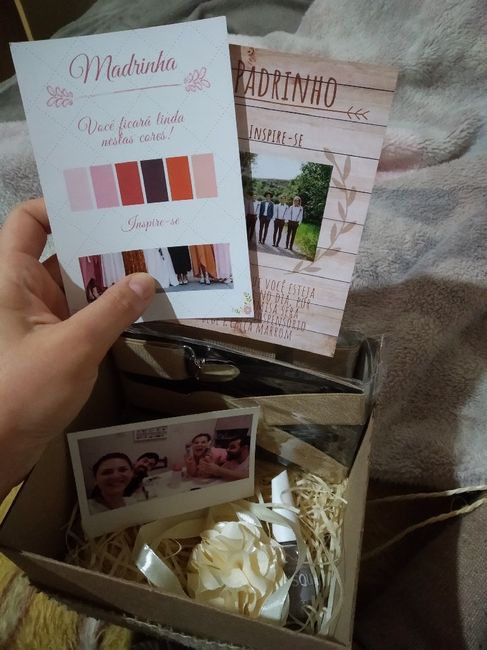 Caixa de padrinhos DIY 5