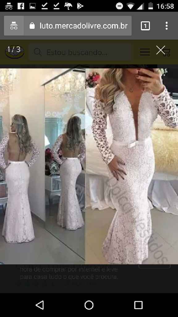  Encontrei esse vestido na mercado livre por 199 reais - 1