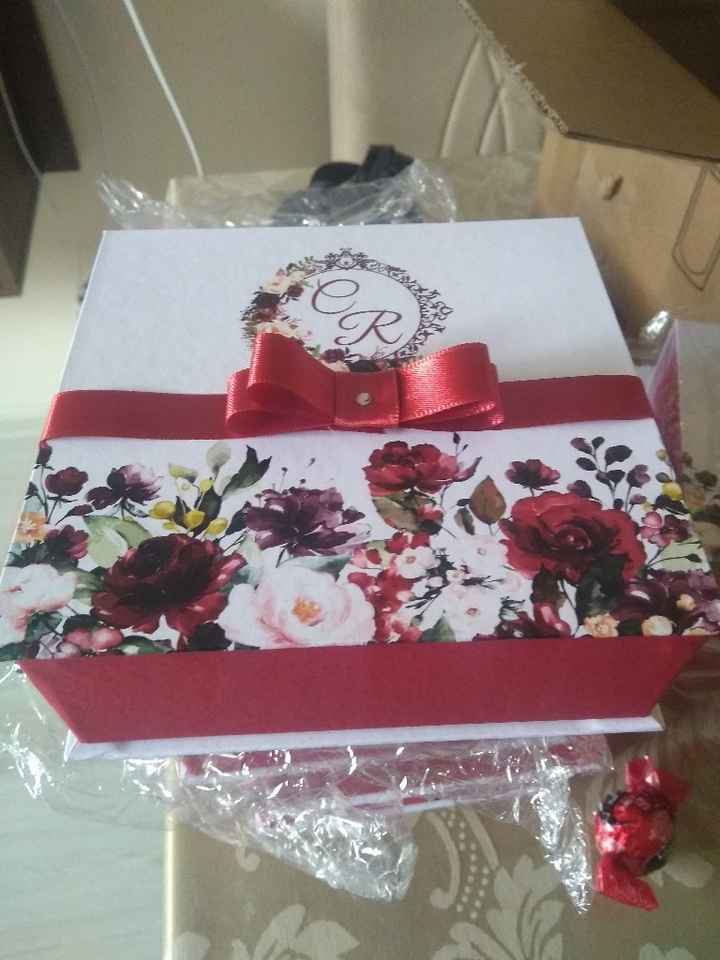 Caixa convite dos padrinhos 😍 - 1