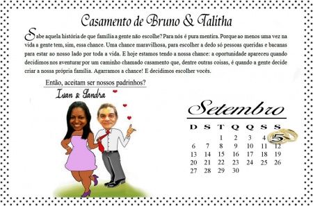 Convite padrinhos - 2
