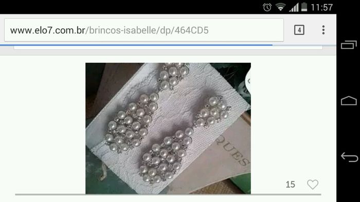 Brincos da noiva - 1
