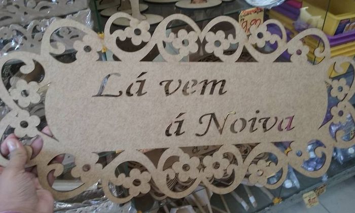 Lá vem á noiva!!