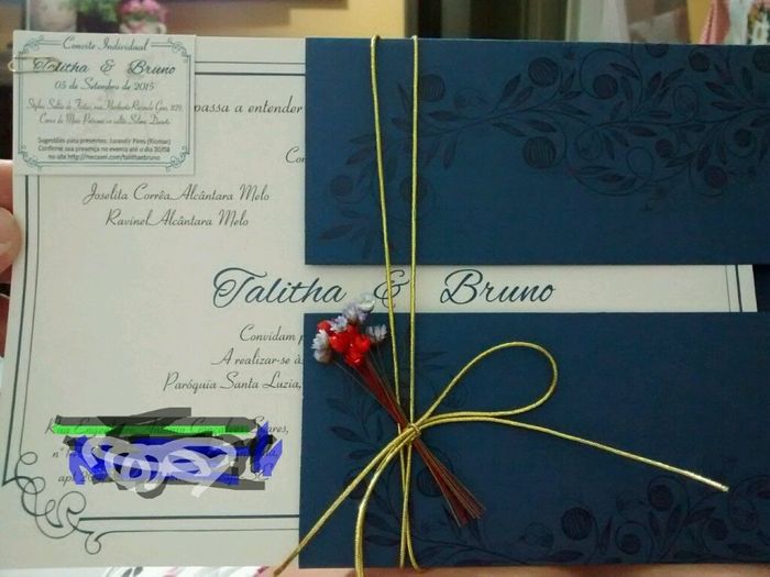 Meus convites pronto #venhamvetnoivitas - 4