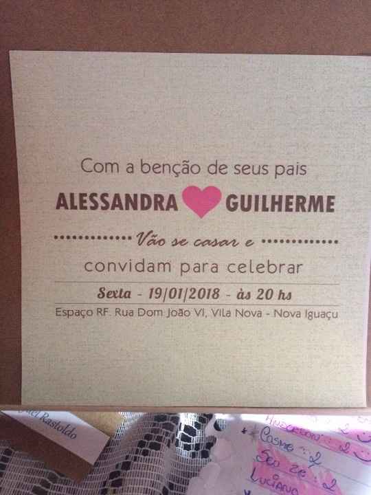 Meus convites prontos