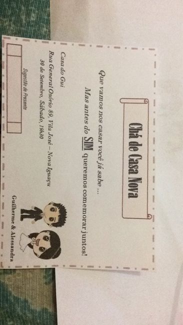 Convite do chá ❤️ - 2