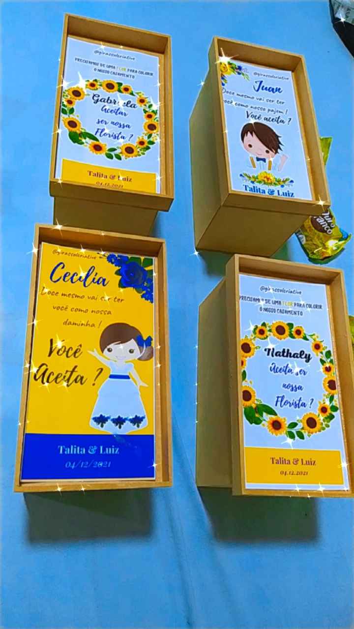 Montagem da Caixinha para Pajem, Daminha e Floristas 🌻 - 3