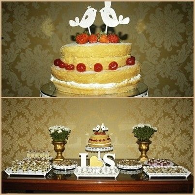 Bolo e a Mesa dos doces