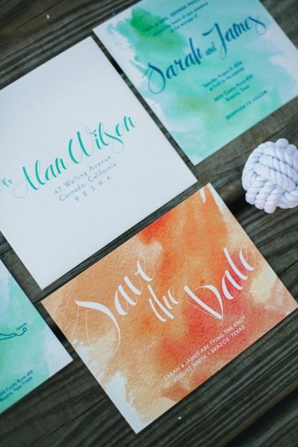 papelaria e tipografia - olha essas cores, aquarela e esse desenho das letras.