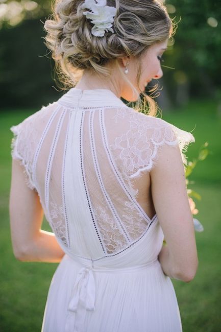 Detalhes - vestido da noiva