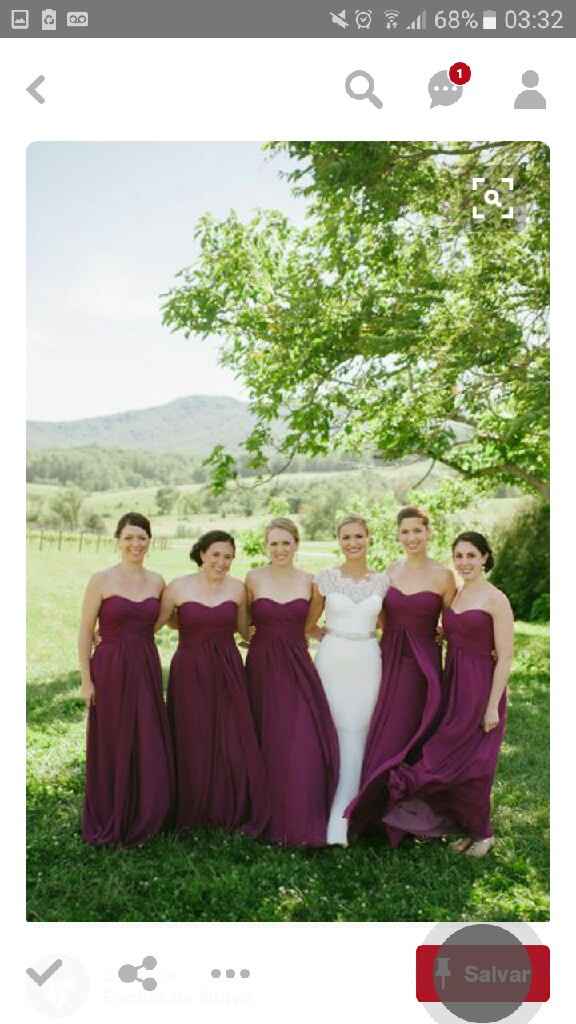 Cor do vestido das madrinhas - 3