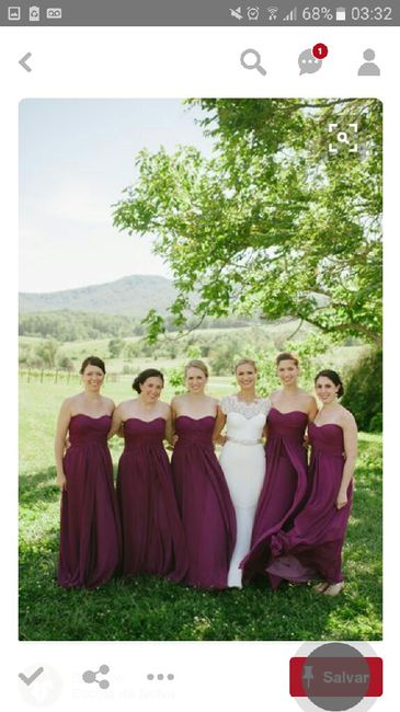 Cor do vestido das madrinhas - 3