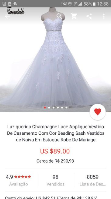 O coração bateu mais forte! o vestido me escolheu!!!! - 2