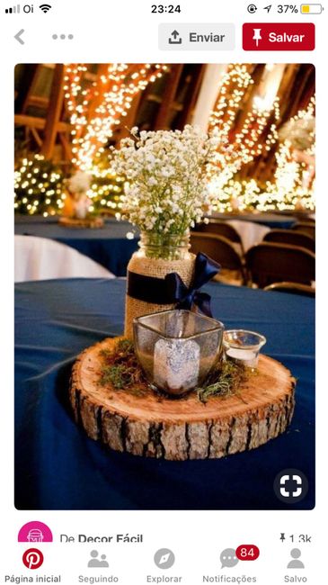Decoração para mesa de convidados - 1