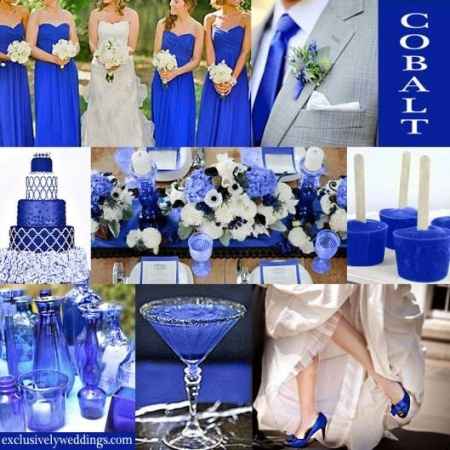 Azul com branco