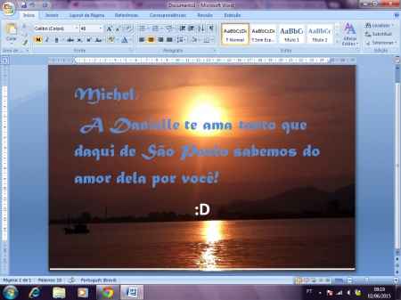 O amor de Dani por Michel