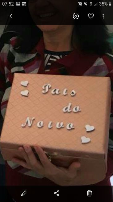 o que fizeram para os convites dos pais? - 1