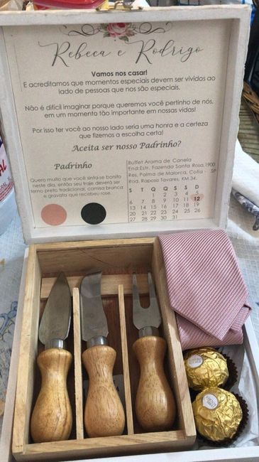 CAIXA SOLTEIRO (padrinho gastrônomo) foi um sucesso esse presente 